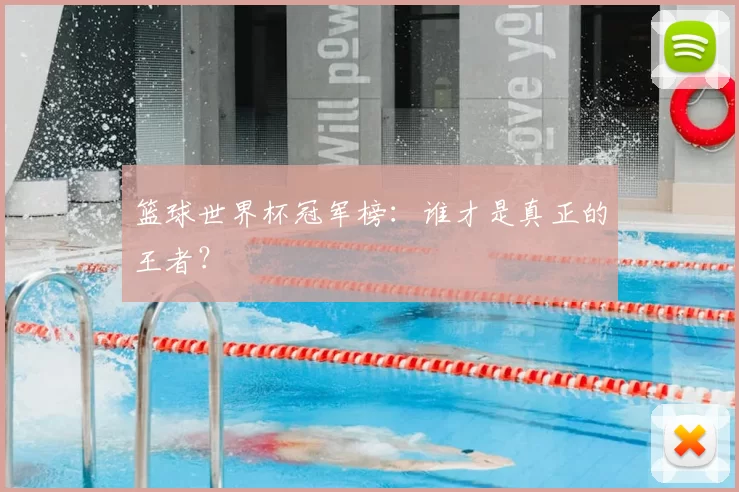 篮球世界杯冠军榜:谁才是真正的王者?