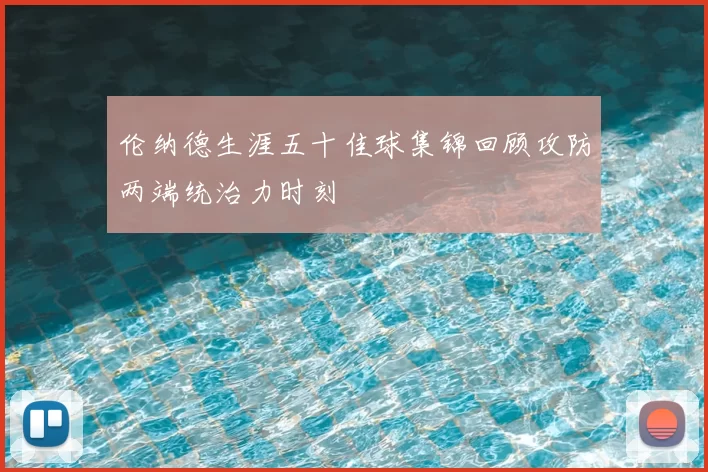 伦纳德生涯五十佳球集锦回顾攻防两端统治力时刻