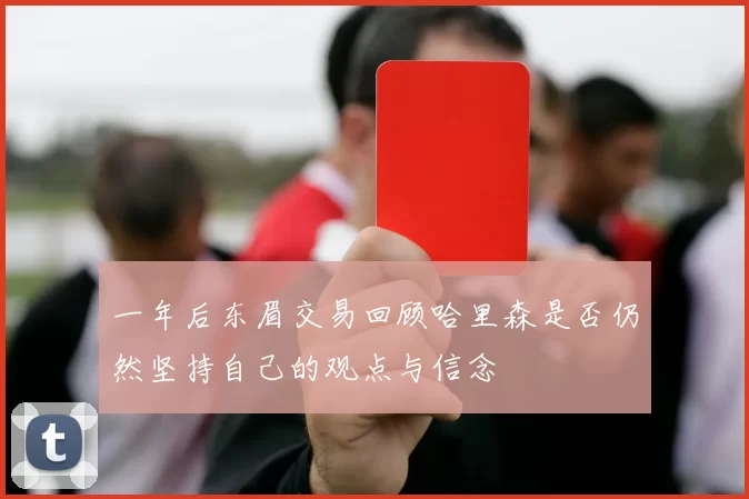 一年后东眉交易回顾哈里森是否仍然坚持自己的观点与信念